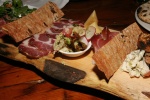 Antipasto Misto shared sampling of cured meats, cheeses, small tastes, accompaniments Piatto Piccolo $28