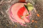 sashimi, shiso, tamari (Image © 2012 Mr. Hackknife)