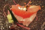 sashimi, shiso, tamari (Image © 2012 Kiki Luthringshausen)